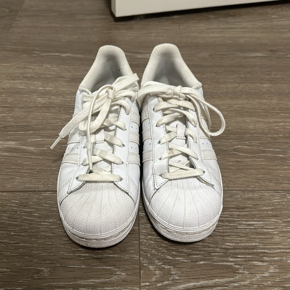 Adidas Superstar White Sneakers - Picture 2 of 5